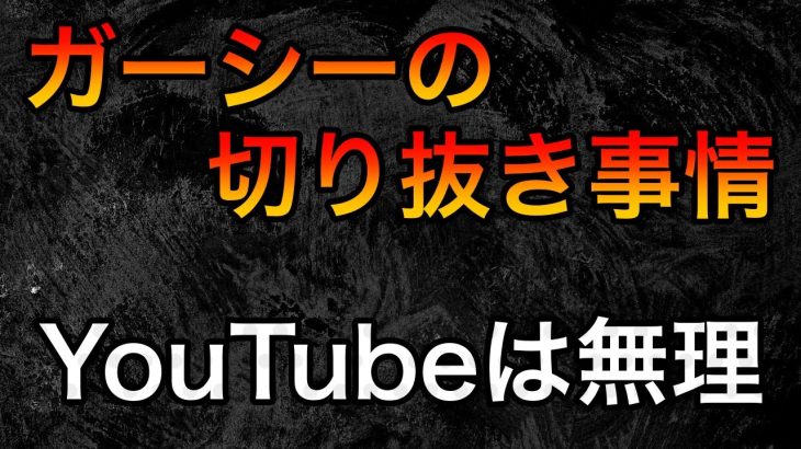 ガーシー切り抜き事情について