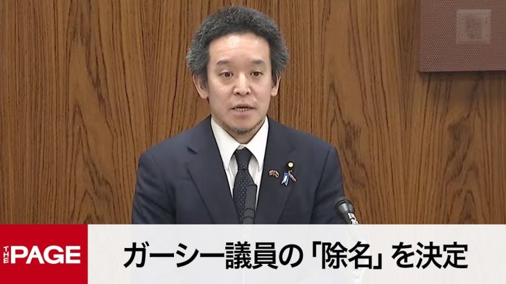 【国会中継】参院懲罰委　ガーシー議員の「除名」を決定（2023年3月14日）