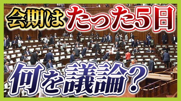 参院選後初の臨時国会スタート　注目は「石破総理の進退」「トランプ関税」「ガソリン減税法案」　ジャーナリスト武田一顕氏が解説（2025年8月1日）