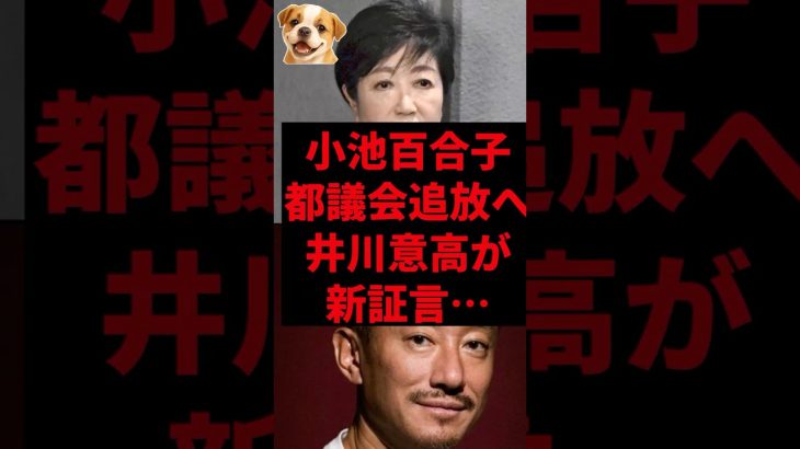 小池百合子、都議会追放へ井川意高が新証言…